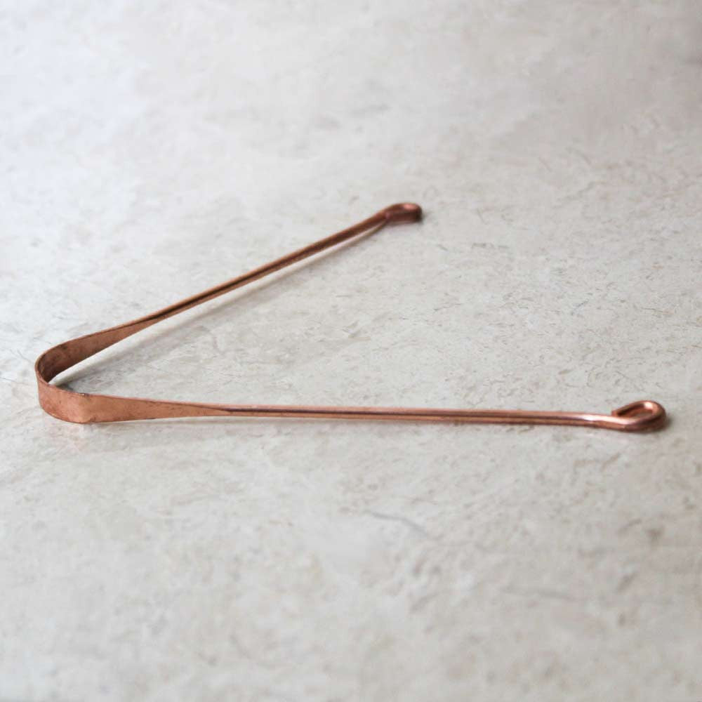 COPPER TONGUE SCRAPER - Natural Breath Freshener