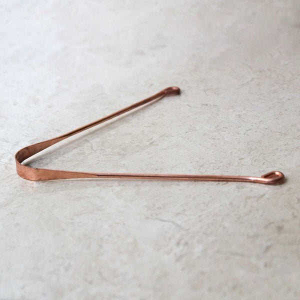 COPPER TONGUE SCRAPER - Natural Breath Freshener