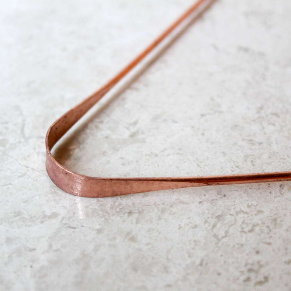 COPPER TONGUE SCRAPER - Natural Breath Freshener