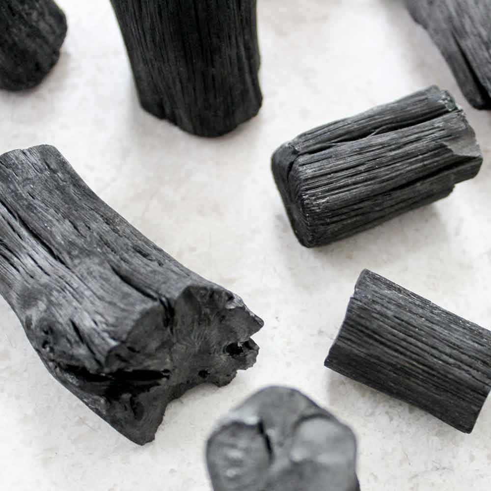 BINCHOTAN CHARCOAL CHUNKS - Natural Water & Air Purifier (4 oz)