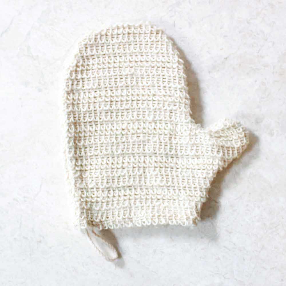 SISAL MITT - Natural Skin Exfoliator + Softener