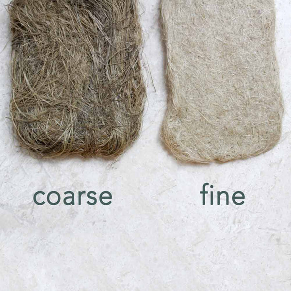 ORGANIC HEMP SPONGE - Natural Hand-Felted Skin Exfoliating Scrubber