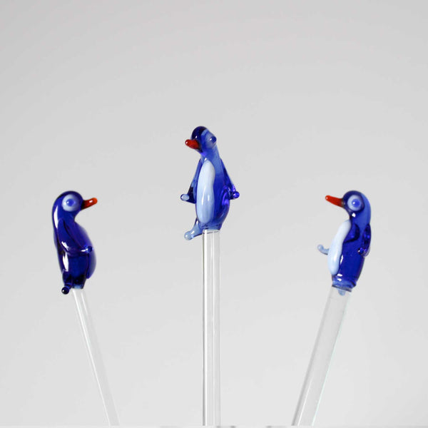 GLASS SWIZZLE STICKS - Ecofriendly Mini Stirring Rods - Set of 3