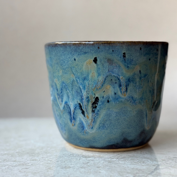 PLANTER - Handmade Speckled Pot for Plants